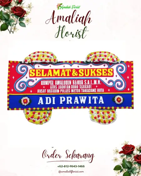 Papan Bunga Ucapan Selamat Silat Hulu