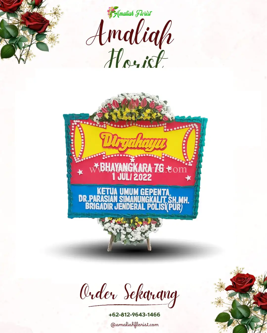 Papan Bunga HUT Ulang Tahun Silat Hulu